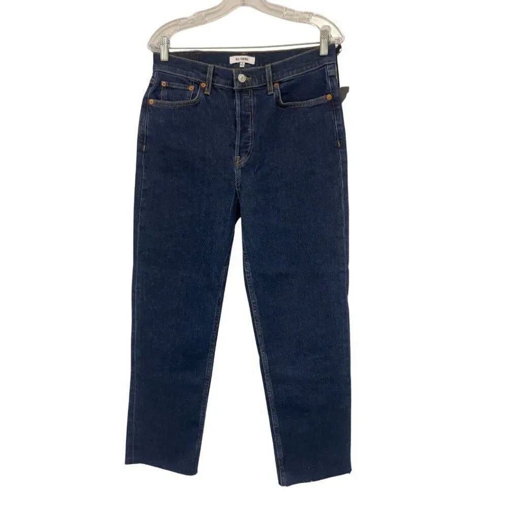 Re/Done Womens Jeans 70s Stove Pipe Size 28 29 High Rise Classic Fit NWT